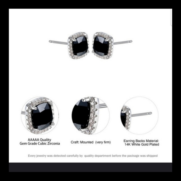 BREATHTAKING!!! BARBIE PINK Halo Cut CZ stud earrings - Picture 3 of 9